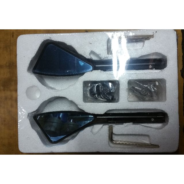 Alloy Triangular Rear View Mirrors, Motorcycles, Motorcycle Accessories ...
