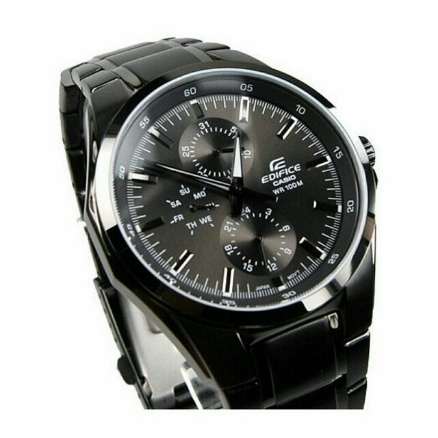 Casio Edifice EF 339BK 1A1 with Warranty Card And Box Luxury