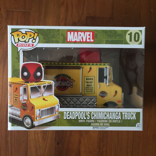 Get Funko Pop Deadpool Chimichanga Truck Gif