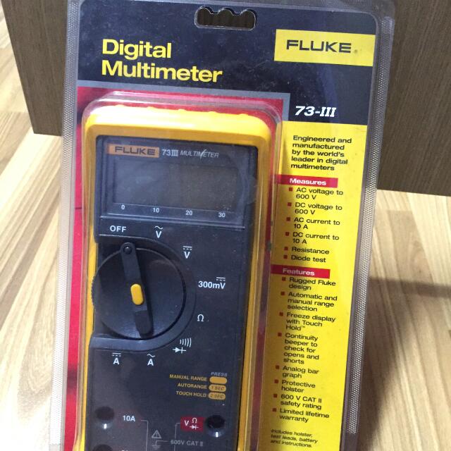 Multimeter Fluke 733, Health & Nutrition, Health Monitors & Weighing