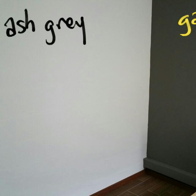 Nippon vinilex 5000 Ash grey paint, giving free to bless, Furniture