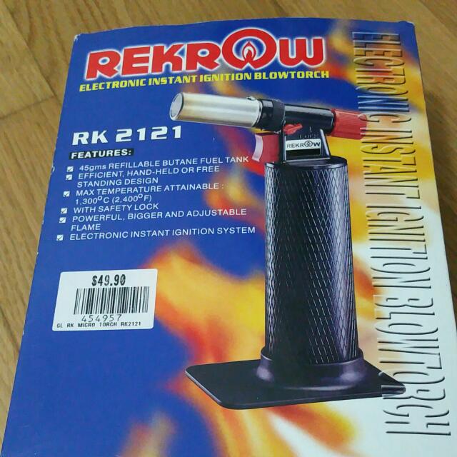 Rekrow rk hotsell 2121 butane torch