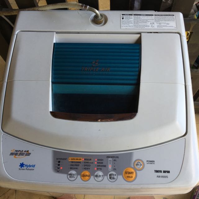 Aw8500s Tokyo Japan Triple Air Super Spin Dry Washing Machine