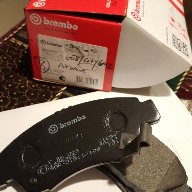 Brembo Brake Pads Honda Fit GE8, Car Accessories on Carousell