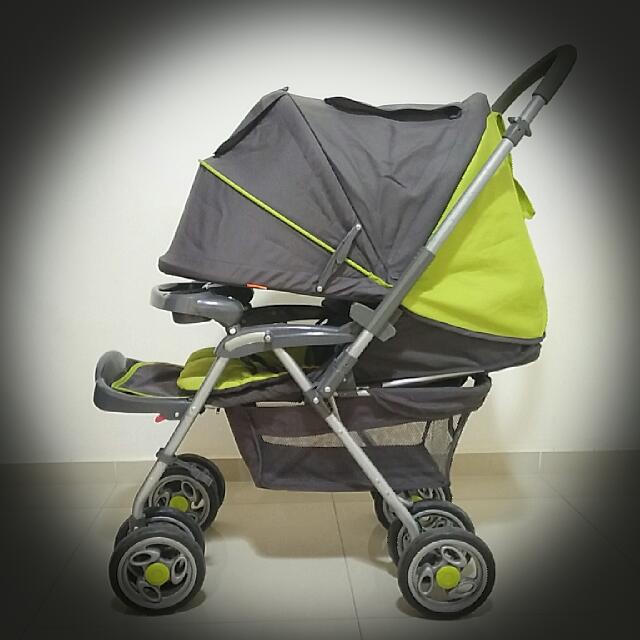Combi stroller clearance green