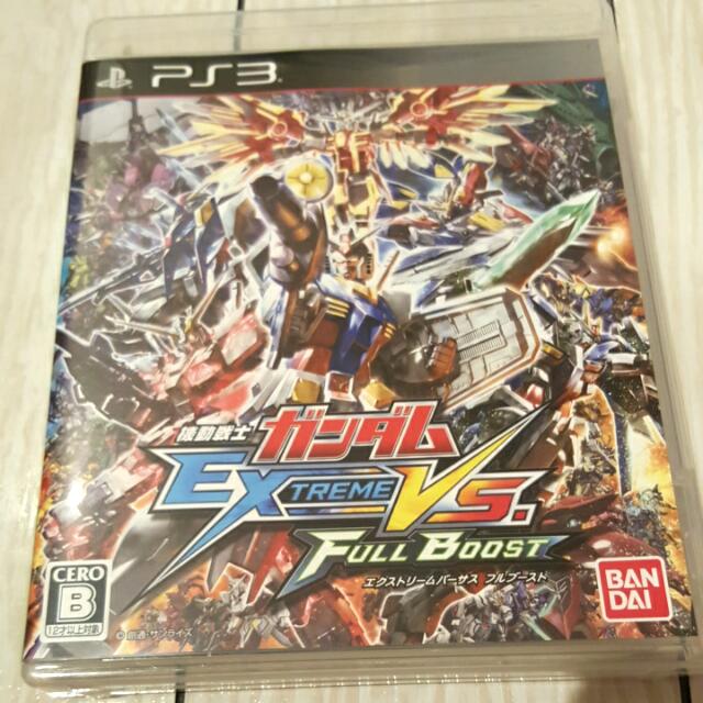 Gundam Extreme Vs Full Boost Ps3 Toys Games On Carousell