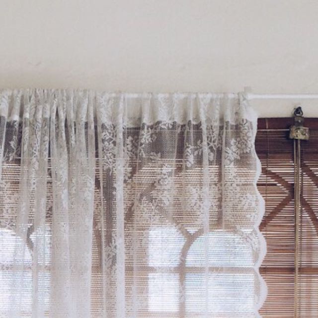 Ikea lace sale curtain