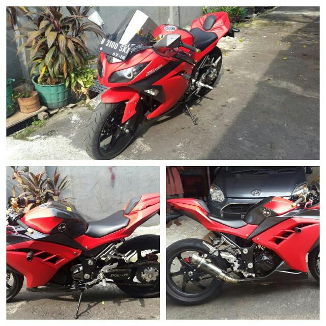 Kawasaki Ninja 250fi Tahun 2013 Warna Merah Motorbikes On Carousell