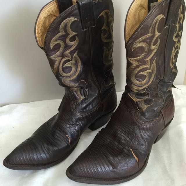 Nocona Cowboy's Boot (Snake Skin), Men's Fashion on Carousell