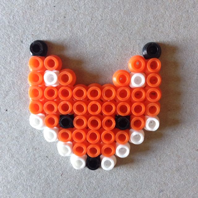 Perler Bead Fox Pattern