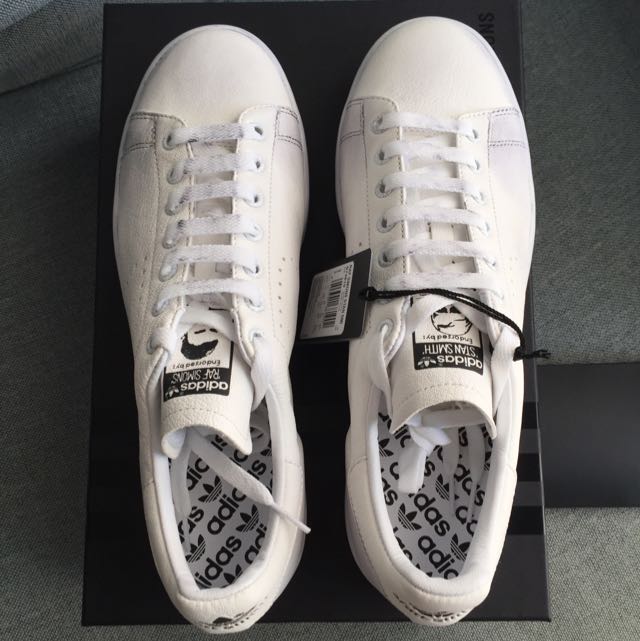 raf simons adidas stan smith leather sneakers
