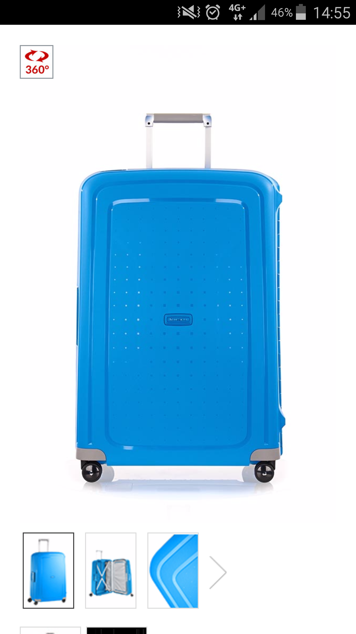 samsonite pacific blue