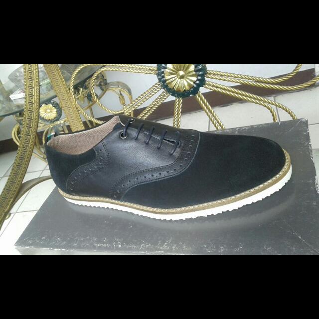 Sepatu Casual Pria Antton Co Hitam Men S Fashion On Carousell