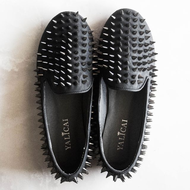 UNIF hellraiser inspired spiked loafers Women s Fashion Footwear