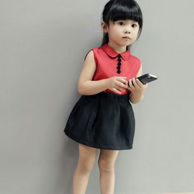 Red and discount black dress kids