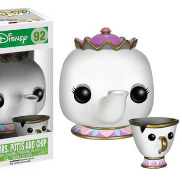 funko pop mrs potts and chip