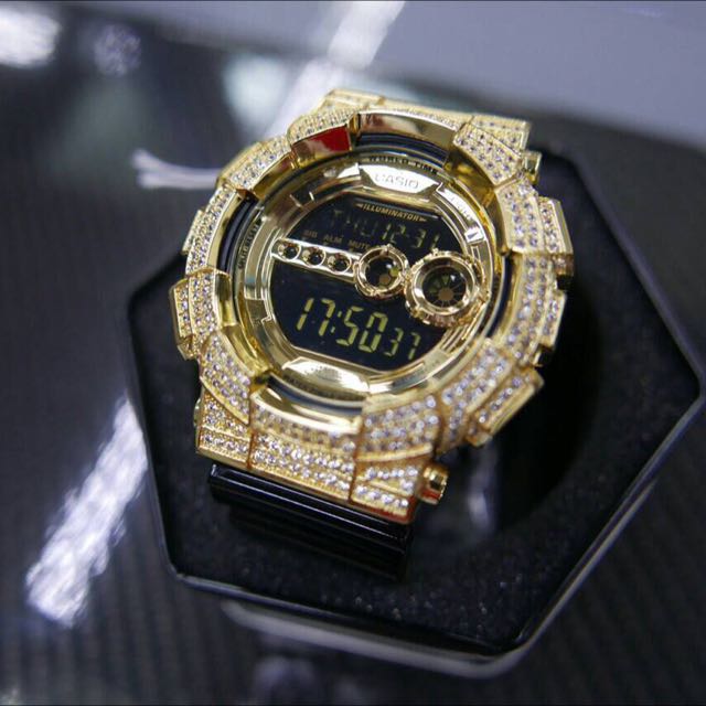 Swarovski crystal g shock watches store