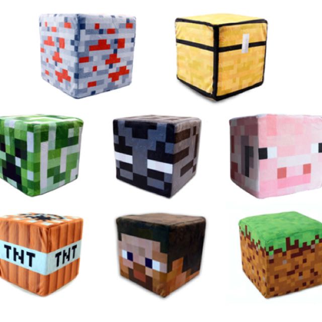 minecraft block plush