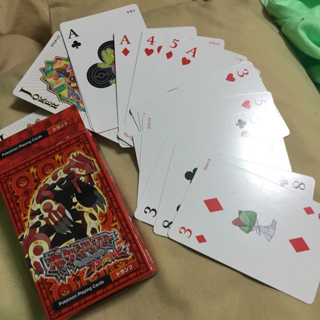 Pokemon Poker Cards, Hobbies & Toys, Toys & Games on Carousell