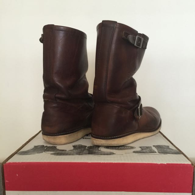 Red Wing Redwing Leather Engineer Boots