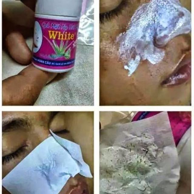 VIETNAM BLACKHEAD REMOVAL PORESTRIP (GEL MAT NA HUT MUN WHITE) , Beauty
