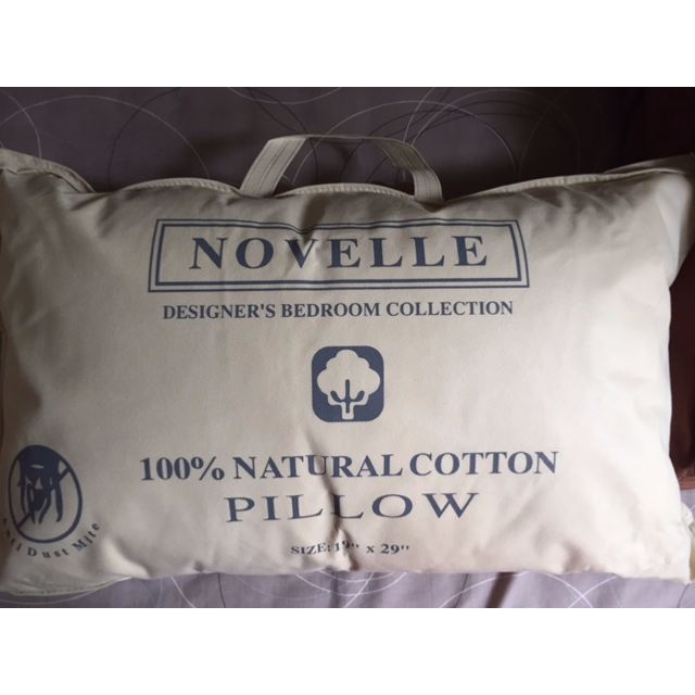 Brand new Novelle cotton pillow, Furniture & Home Living, Bedding