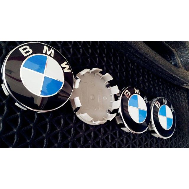 Original Bmw Logo wheel center caps size 68mm 1pc, Auto Accessories on ...