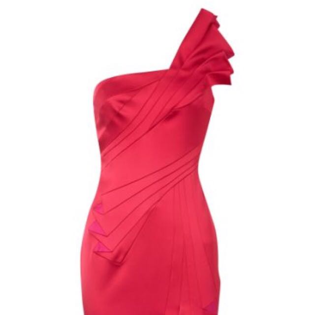 Preloved Karen Millen Hot Pink Cocktail 