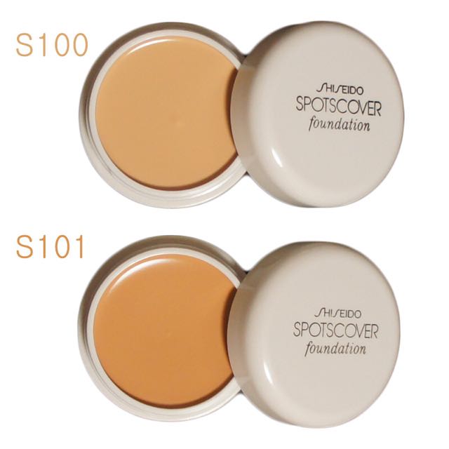 Shiseido Spotscover Foundation S100, Beauty  Personal Care, Face, Face  Care on Carousell