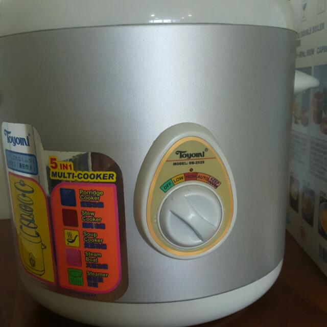 Toyomi Electric Double Boiler / 5in1 Multi Cooker, TV & Home