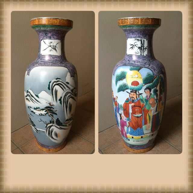 Antique Oriental Vase, Furniture & Home Living, Kitchenware & Tableware