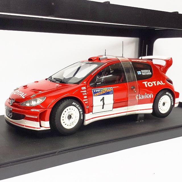 AUTOart 1/18 Peugeot 206 WRC Winner of Rally Argentina 2003