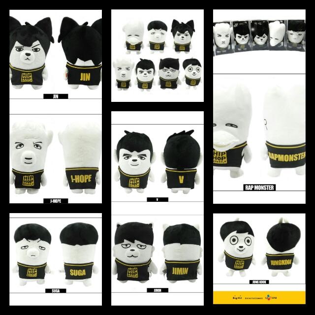 Bts hiphop monster plush hotsell