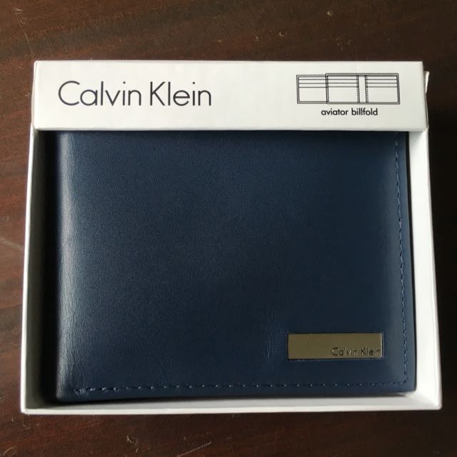 Calvin klein deals aviator billfold wallet