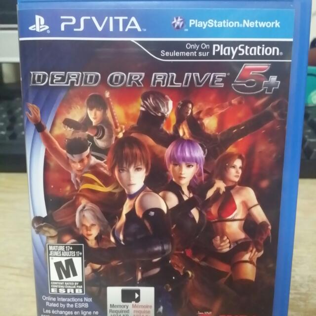 Dead Or Alive 5 Plus For Psvita Toys Games On Carousell