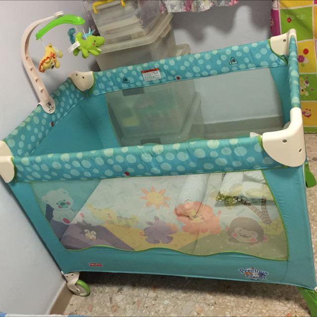 Fisher Price Precious planet Playpen pre owned Giveaway