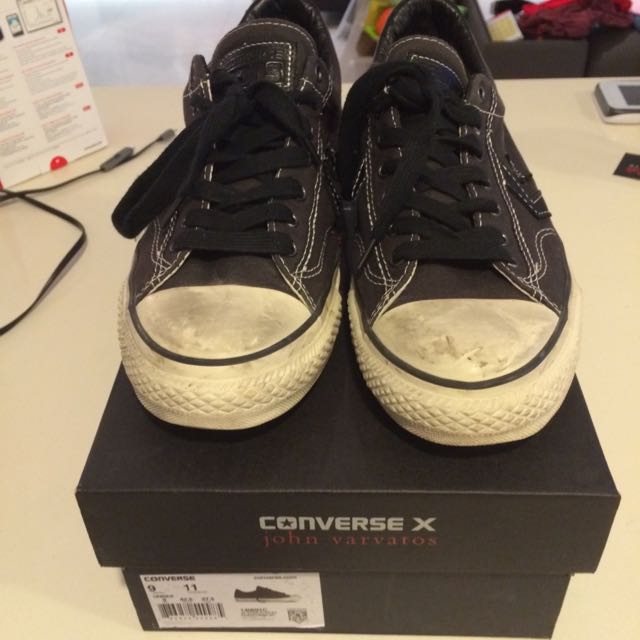 John Varvatos Converse Used Mens Size 9 Men s Fashion Footwear Sneakers on Carousell