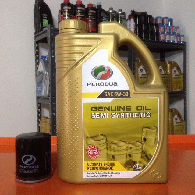 Perodua Engine Oil Gold, Auto Accessories on Carousell