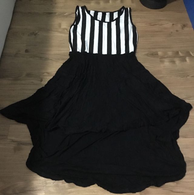 Maxi dress short in front long back sale
