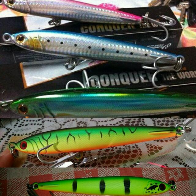 Sinking pencil Lure., Sports Equipment, Fishing on Carousell