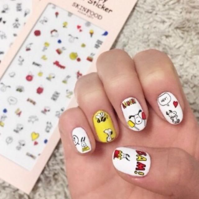 Po Skinfood Snoopy Nail Polish Set Stickers Health Beauty On Po Skinfood Snoopy Nail Polish Set Stickers Health Beauty On Carou