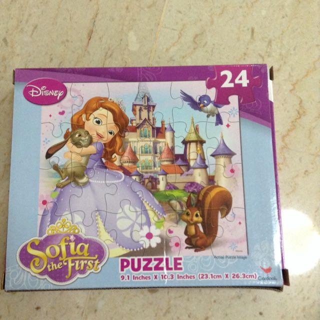 Sofia The First Puzzle 24 Pieces, Hobbies & Toys, Toys & Games on Carousell