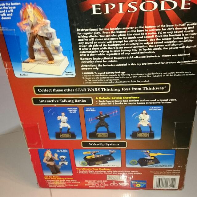 Dancing jar jar binks toy sale