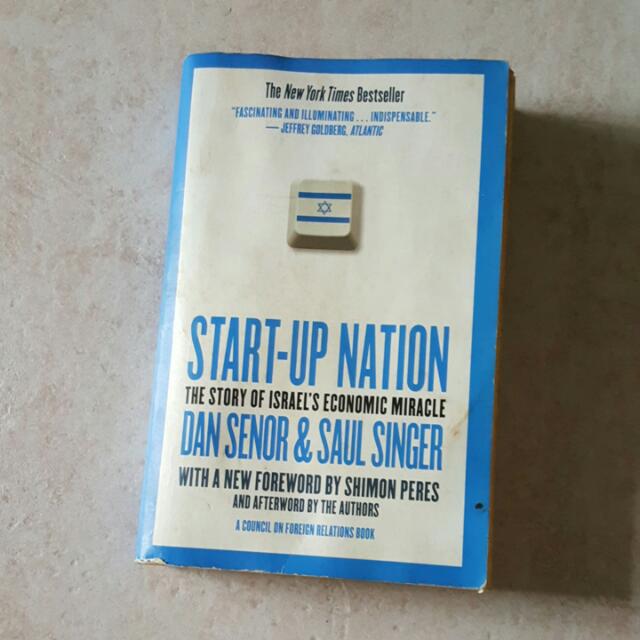 Startup Nation The Story Of Israel S Economic Miracle Books