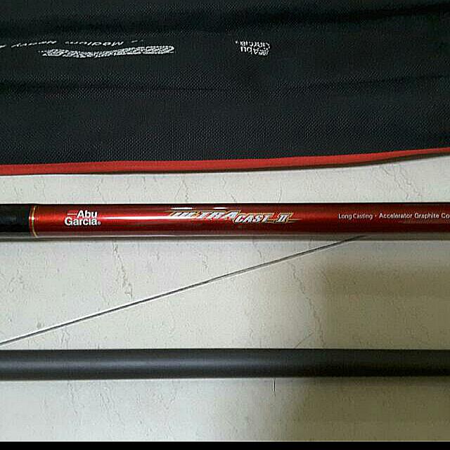 Abu Garcia Fishing Rod Spinning, Sports Equipment, Exercise & Fitness,  Cardio & Fitness Machines on Carousell