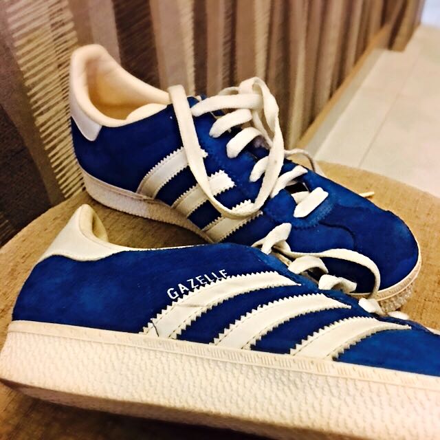 adidas blue gazelles