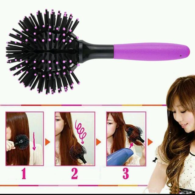 Bomb curl brush outlet