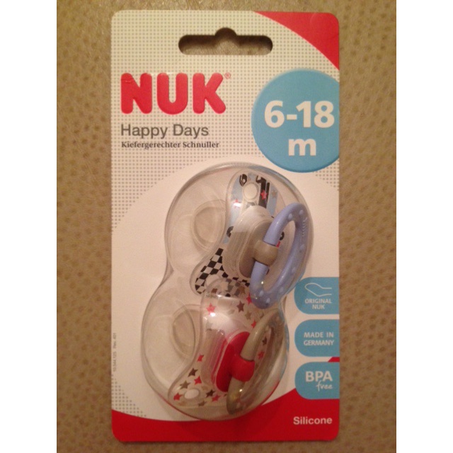 nuk happy days soother