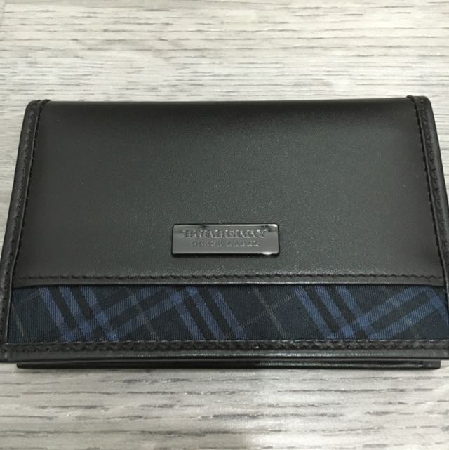 Authentic - Burberry Black Label Card Holder $100 Fixed, Men's Fashion,  Watches & Accessories, Wallets & Card Holders on Carousell