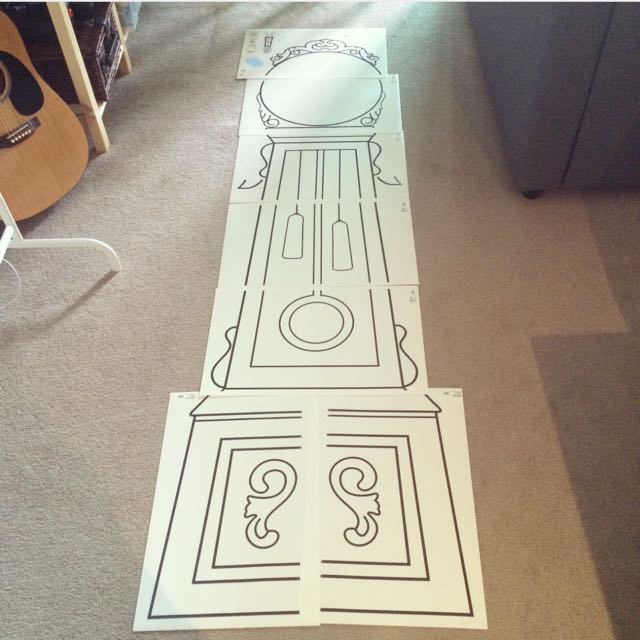 ikea martorp clock wall decal, furniture on carousell